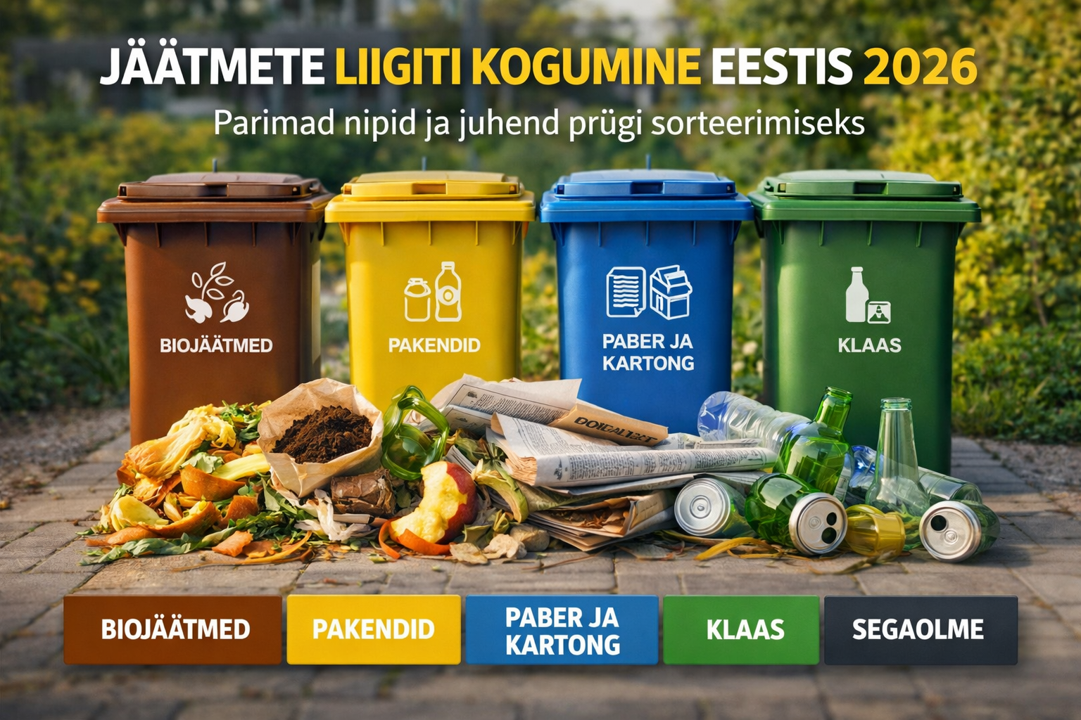 Mis on jäätmete liigiti kogumine?